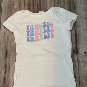 Next Kids Yankees Graphic Tee - White and Pastel
